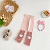 Quần legging nỉ bông Sanrio friends Kuromi, Cinnamoroll, Melody