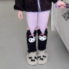 Quần legging nỉ bông Sanrio friends Kuromi, Cinnamoroll, Melody