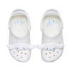 Dép sục crocs Cinnamoroll màu TRẮNG XANH cho bé