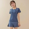 Bộ tập cộc tay thể thao vải lưới Freely 4 màu Hồng, Đen, Trắng, Xanh