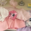 Bộ cotton cộc tay 3D mẫu Pony hồng, Thỏ tím, Hello Kitty...5 mẫu cho bé