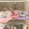 Bộ cotton cộc tay 3D mẫu Pony hồng, Thỏ tím, Hello Kitty...5 mẫu cho bé