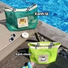 Túi lưới size 40x30x13cm 2 màu xanh lá, xanh chuối