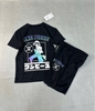 Bộ thể thao cộc tay hãng Primark One Piece đen size đại