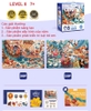 Ghép hình Mideer Puzzles LEVEL UP 2in1 MÁY BAY và MAGIC BOOK