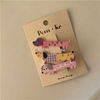 Set 9 chiếc kẹp tóc hình cún Dachshund cho bé