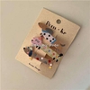 Set 9 chiếc kẹp tóc hình cún Dachshund cho bé