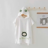 Áo choàng tắm mẫu ếch, gấu cho bé