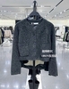 Áo khoác cardigan Zara len xám lông chuột