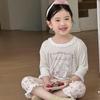 Bộ quần áo DEERKIDS tay lửng phối ren quần dài nhiều mẫu