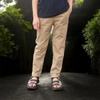 Quần dài kaki Beemon cạp chun 3 màu be, xanh rêu, navy