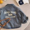 Áo khoác jeans xanh mũ tháo rời được cho bé trai