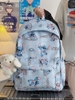 Balo vải dù Stitch 30x40x13cm 4 màu