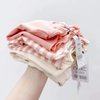 Set 3 bộ cotton tăm co giãn màu kem, cam bé gái