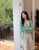 Áo khoác cardigan len Maje 2 màu xanh và đỏ