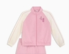 Áo khoác Puma số 48 raglan màu hồng trắng