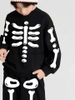 Bộ nỉ dài tay xương đen HALLOWEEN hãng Elaine