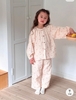 Bộ ngủ dài tay SIZE 90-150 xô đũi Ambb Kids 5 màu cho bé
