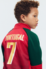 Áo khoác bóng đá Soccer Jacket H&M Portugal đỏ phối xanh lá