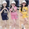 Bộ cộc tay SIZE BÉ MBCKIDS con ngựa Lucky Horse 3 màu vàng, hồng, navy