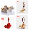 Charm Ngựa đeo túi Mã đáo thành công 3 màu nâu, đỏ, trắng