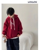 Áo nỉ da cá hoodie Winwin đỏ ngựa chữ Sattish