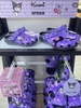 Dép sục crocs Kuromi màu tím