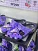 Dép sục crocs Kuromi màu tím