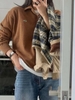Áo len polo Lacoste NÂU cho nữ