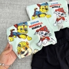 Bộ cộc tay PAW PATROL áo xanh quần kaki đen