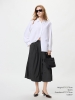 Quần dáng váy nylon culottes Uniqlo 4 màu đen, ghi, xanh lá, xanh rêu