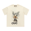 Áo phông cộc tay Gucci 10 mẫu màu be hình động vật