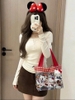 Túi đeo vai Hello Kitty trong suốt quai đỏ