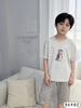 Bộ cotton lửng xuất Hàn 6 mẫu bé trai Mickey, Snoopy
