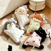 Gối ôm, tựa lưng động vật 5 mẫu Chim cánh cụt, Cừu trắng, Mèo đen, Cáo cam, Heo hồng