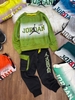 Bộ cotton nỉ dài tay Jordan quần jogger túi hộp 8 màu