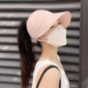 Mũ che nắng nửa đầu chống tia UV 4 màu đen, be, trắng, hồng