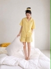 Bộ pyjama GUESS cộc tay caro 4 màu