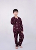Bộ pyjama xuất Hàn hãng Bee Mon 2 màu đỏ mận và hồng cổ bèo, cổ V cho bé trai, bé gái