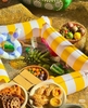 Phao lưới thuyền sắc màu gấp gọn 123x130cm
