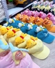 Mũ lưỡi trai gắn gấu bông hoạt hình các màu Hello Kitty, Twinkle, Pooh, Minnie