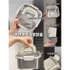 Set 2 hộp inox 1800ml có nắp đựng thực phẩm