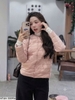 Áo phao lông vũ 4 màu be nâu, trắng, hồng, đen