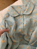 Bộ pyjama Love Pizza dài tay màu xanh