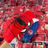 Set 2 bộ cotton dài tay Spiderman phối đỏ, trắng, xanh mix quần nỉ