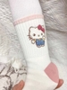 Set 10 đôi tất Hello Kitty tông hồng, trắng
