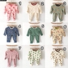 Bộ cotton mặc nhà dài tay 14 mẫu cho bé trai, bé gái