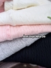 Áo len tay dài 4 màu cổ tròn vặn thừng đen, hồng, trắng, xám cài cúc