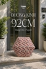 Ô hoa mini Tewa khung nhôm UPF50+ 4 màu 18cm