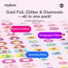 Miếng dán móng tay dạ quang 300+ pcs Mideer Fashion Nail Stickers 3 màu
